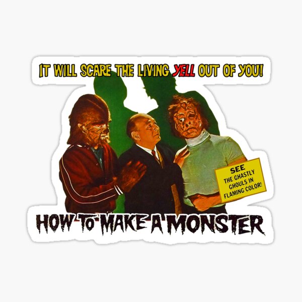 Item preview, How to make a monster classic horror tribute designed and sold by 90snerd.