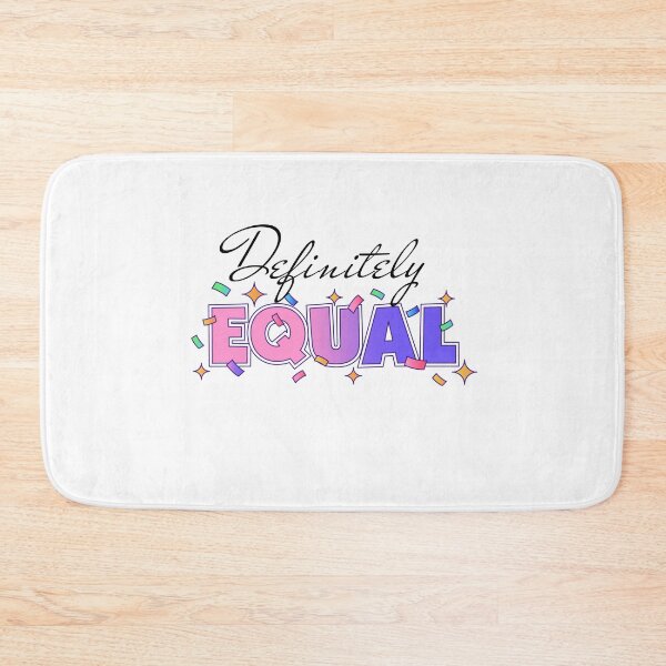 Item preview, Definitely Equal, Acceptance, Disability Awareness present, Gift for a good cause designed and sold by AmazingEcraft.
