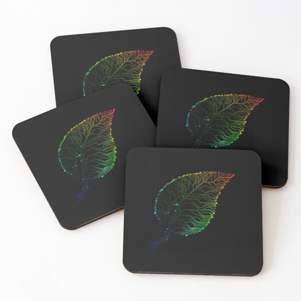 Item preview, Rainbow circuit board tech Leaf #2 designed and sold by jc007.
