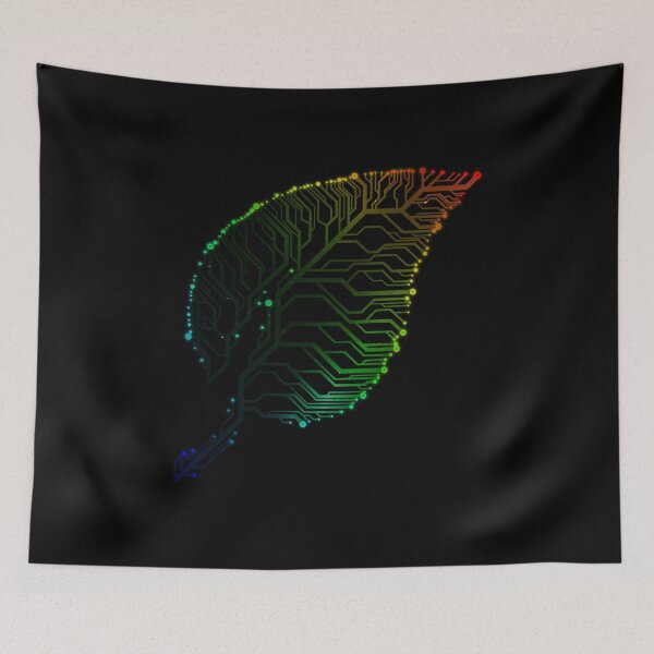 Item preview, Rainbow circuit board tech Leaf #2 designed and sold by jc007.