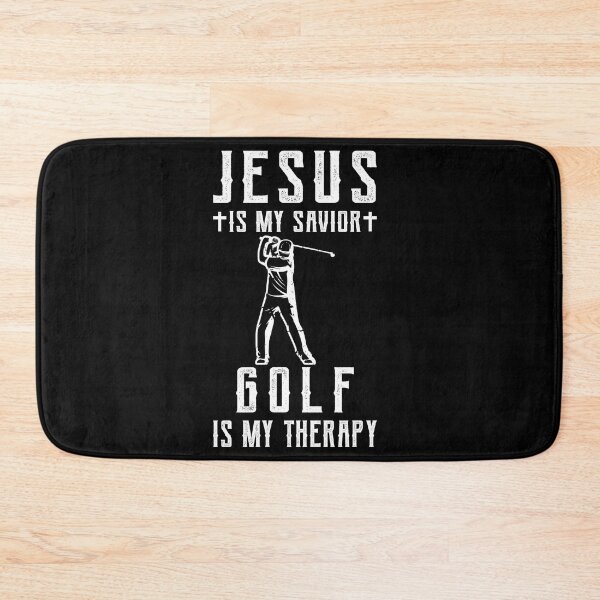 Item preview, Jesus Is My Savior Golf Is My Therapy designed and sold by TopDawgDesigns.