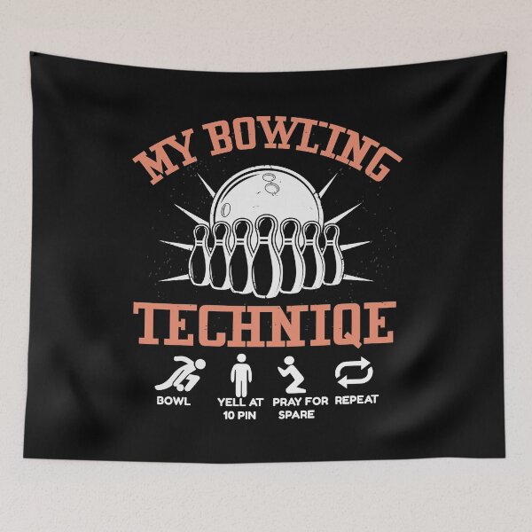 Item preview, My Bowling Technique Funny Bowler designed and sold by TopDawgDesigns.