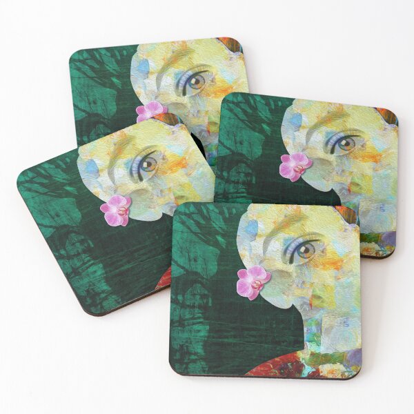 Item preview, digital painting of a women with one eye designed and sold by REEBORN.