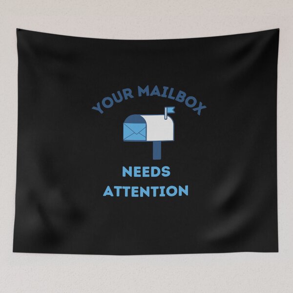 Item preview, Your Mailbox Needs Attention- Postman designed and sold by Kadouh.