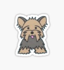silky terrier Sticker