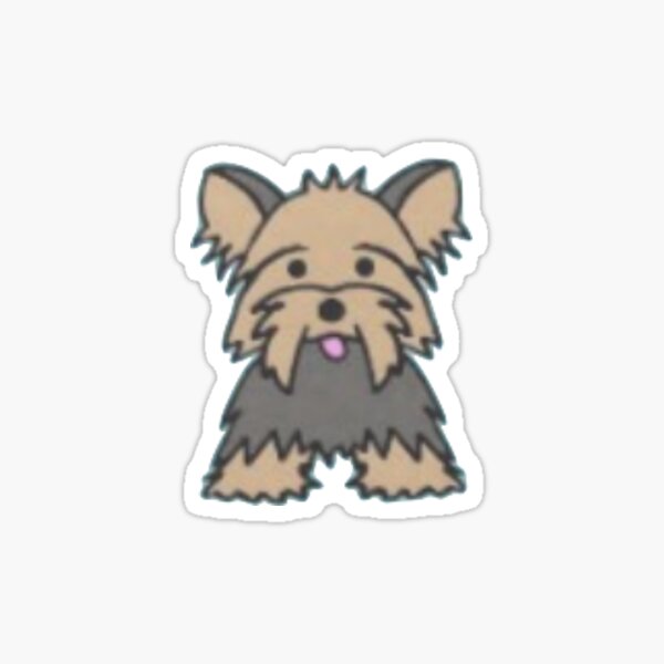 silky terrier Sticker