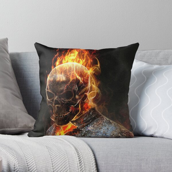 Kissen Kissenbezuge Ghost Rider Redbubble