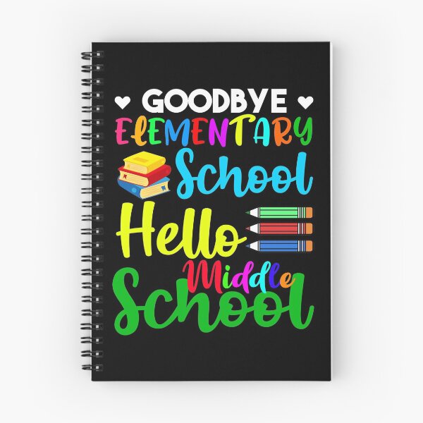 Item preview, Goodbye Elementary School Hello Middle School T-Shirt designed and sold by Cooltees4u1.