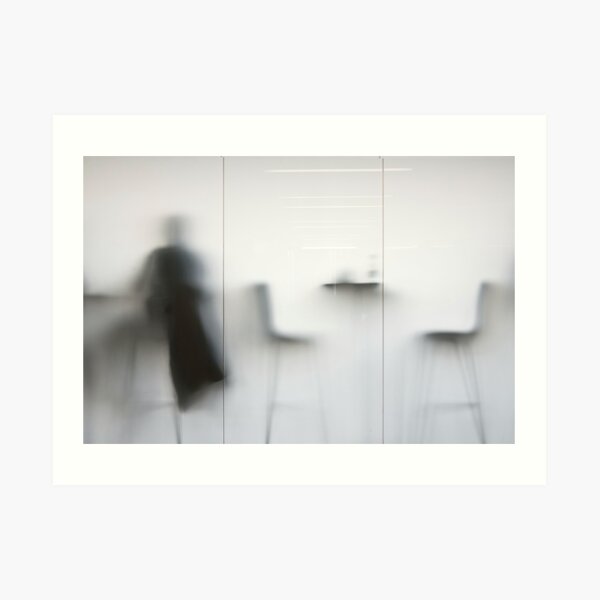 Ghost cafe Art Print