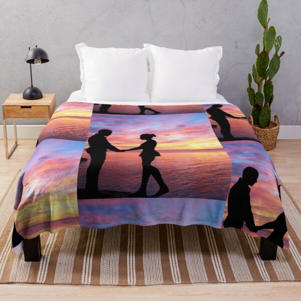 Item preview, Couple Love Purple Sunset Ocean designed and sold by Luna Garcia.