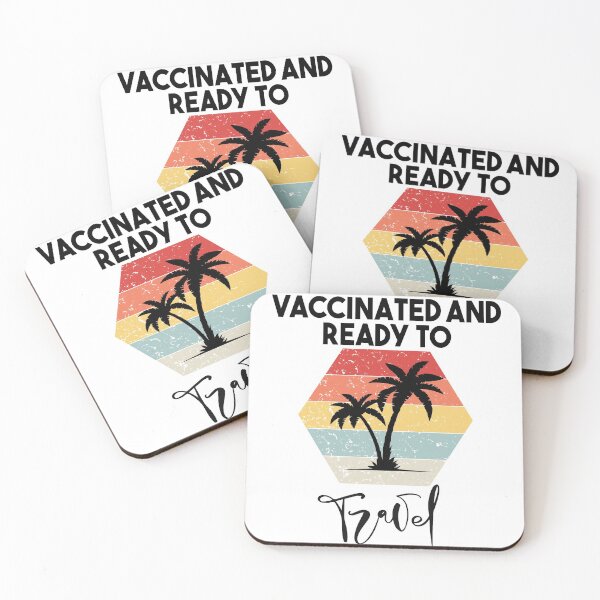 Item preview, Vaccinated And Ready To Travel designed and sold by Heddar Badreddine.