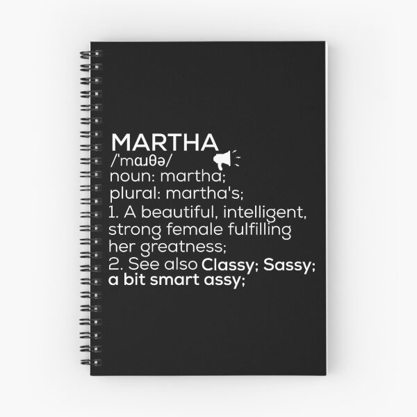 Item preview, Martha Name Definition designed and sold by Teelogic.