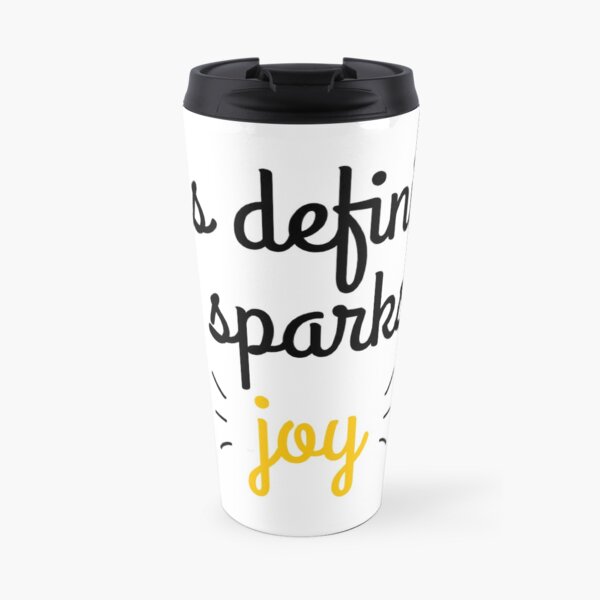 This definitely sparks joy Travel Mug