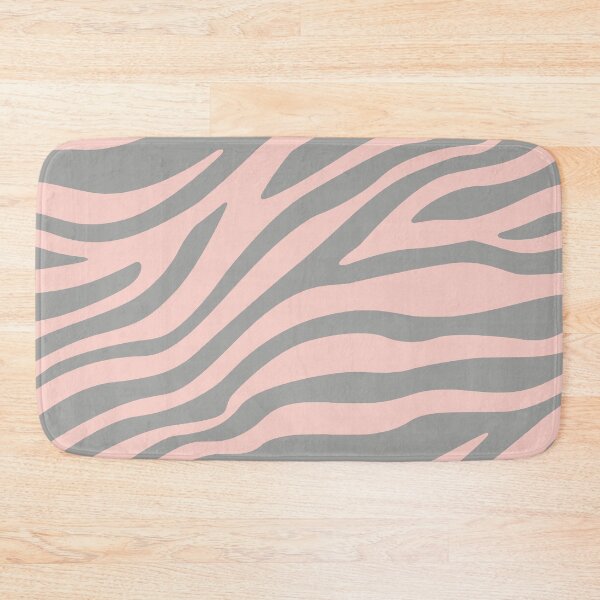 Item preview, Pink Salt and Charcoal Gray Zebra stripes designed and sold by birdo-art.