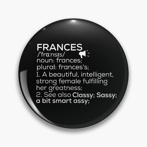 Item preview, Frances Name Definition designed and sold by Teelogic.