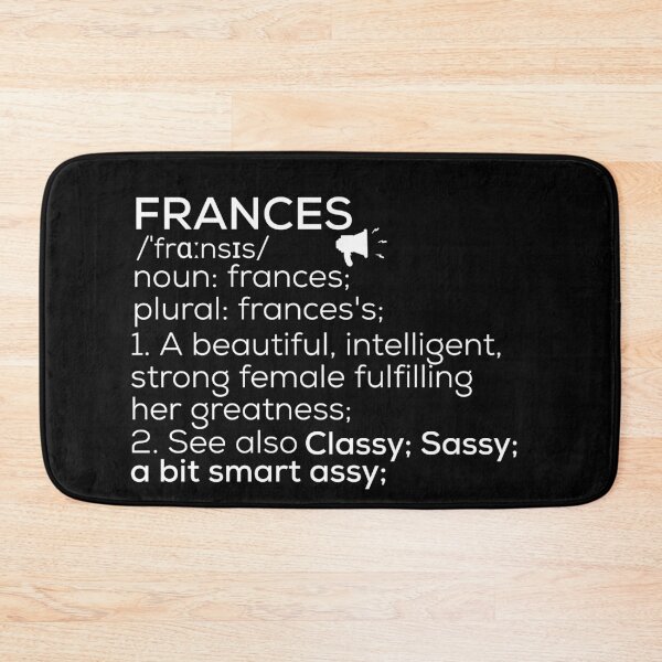 Item preview, Frances Name Definition designed and sold by Teelogic.
