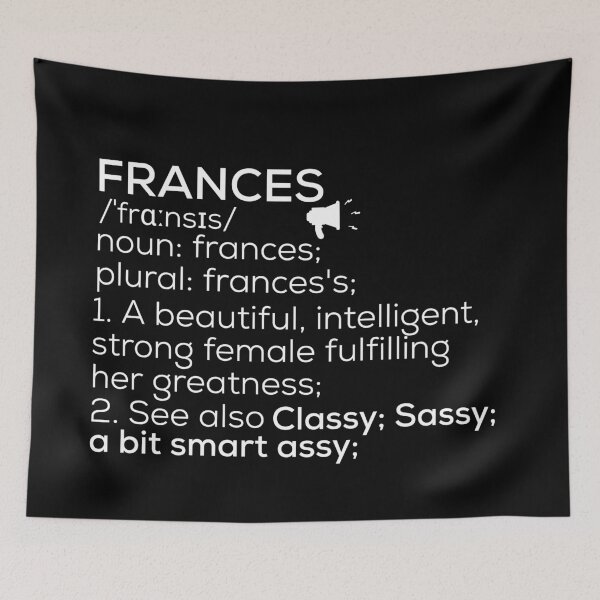 Item preview, Frances Name Definition designed and sold by Teelogic.