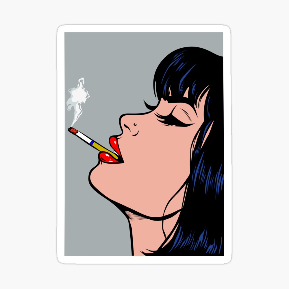 Take It Easy Nothing Is Under Control Smoking Comic Girl Cigarette Comic Girl Spiral Notebook For Sale By Balvinbusiness Redbubble