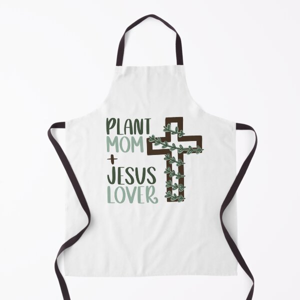 Item preview, Plant Mom and Jesus Lover Cross designed and sold by gbreshears.