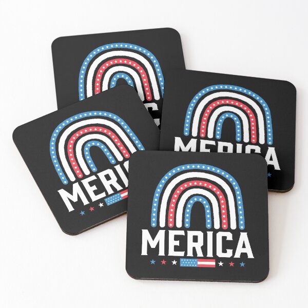 Item preview, Rainbow American Flag 4th of July Merica designed and sold by Go-Fun.
