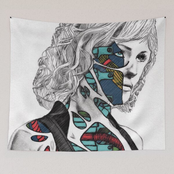 Item preview, Blonde Cyborg Surreal designed and sold by orionlodubyal.