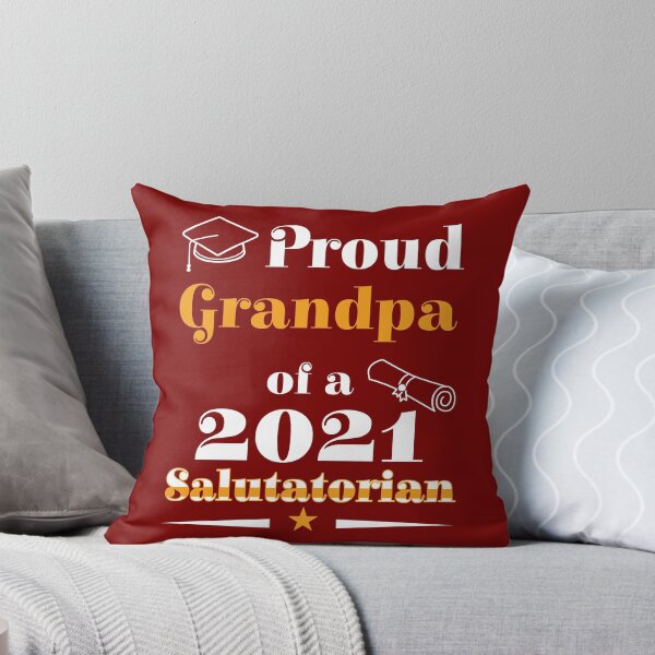Item preview, Salutatorian Class 2021 Proud Grandpa Family Graduation graphic designed and sold by doodabobs.
