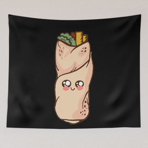 Item preview, Burrito With Cute Face designed and sold by NoSpecialShop.