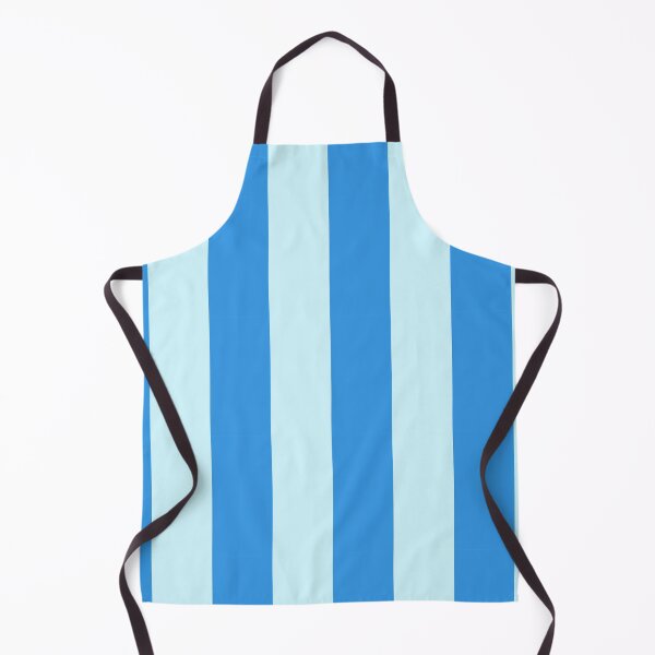 Item preview, Electric Blue Lemonade and Aquamarine Vertical Stripes designed and sold by birdo-art.