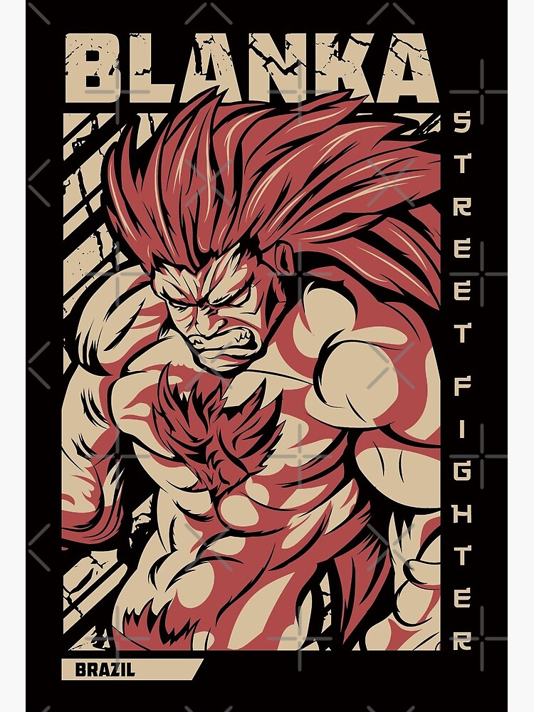 Blanka, street fighter fighter Art Board Print by feria-e