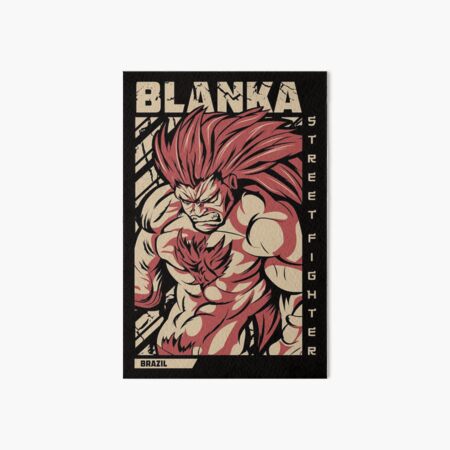 Blanka, street fighter fighter Art Board Print by feria-e