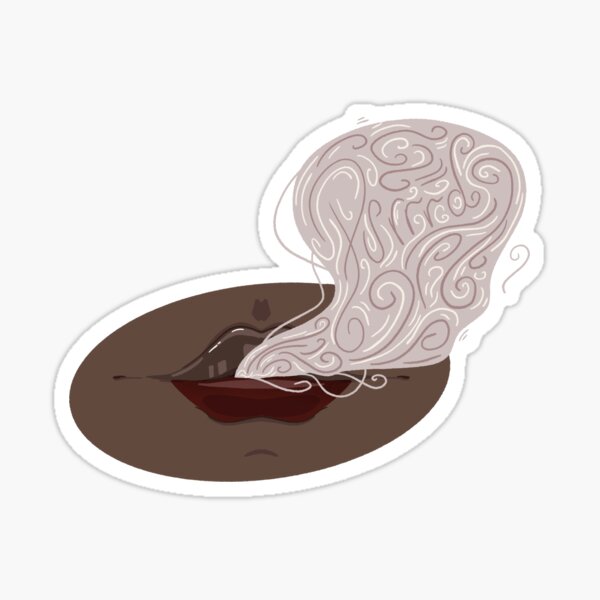 Item preview, Purrr (smoke and lips) designed and sold by Benjamin  Schurter.