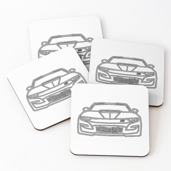 Item preview, 2021 Chevy Camaro SS Outline in Steel Grey designed and sold by FabFreakShop.