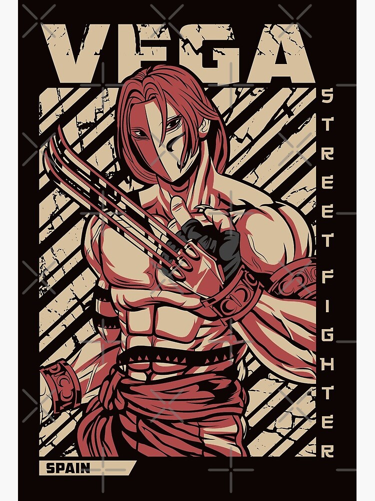 Super Street Fighter II - Vega | Art Board Print