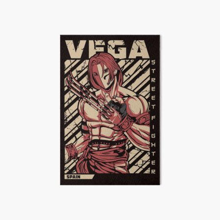 Vega street fighter Art Board Print for Sale by leandroyepyep