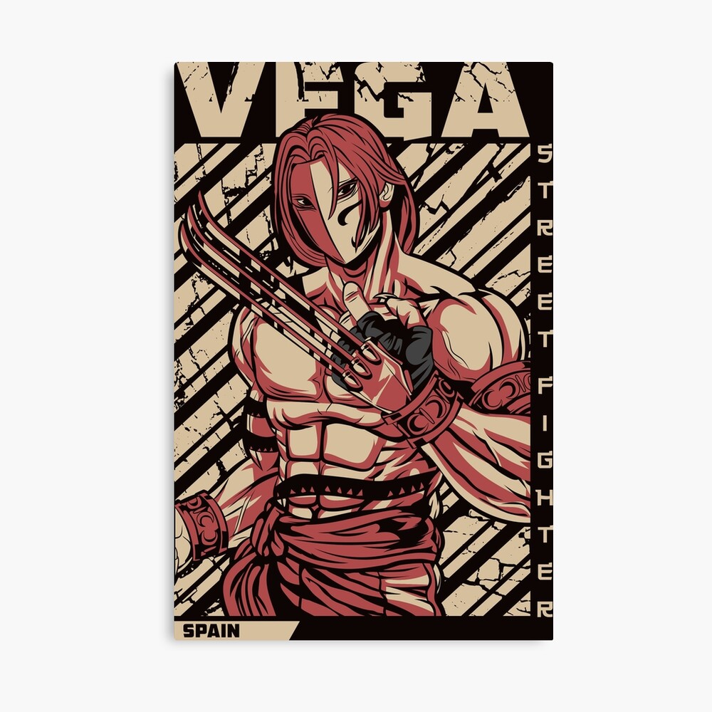 Vega street fighter Art Board Print for Sale by leandroyepyep