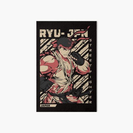 street fighter ryu fan art by me  Art Board Print for Sale by