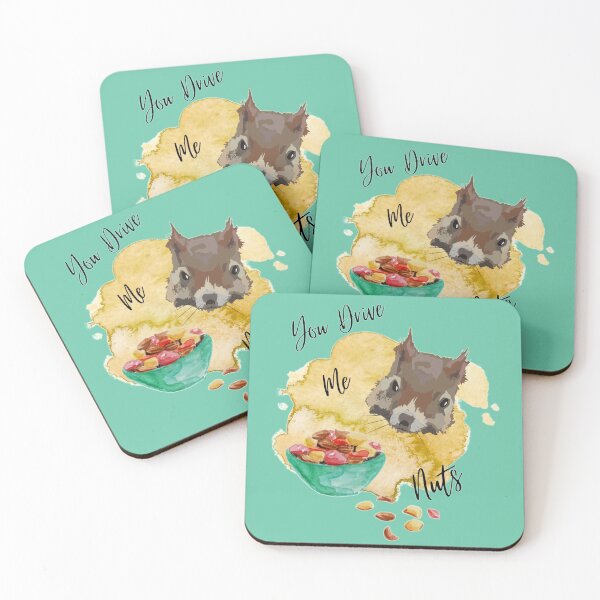 Item preview, Cute squirrel and a bowl of nuts designed and sold by Black Brigid.