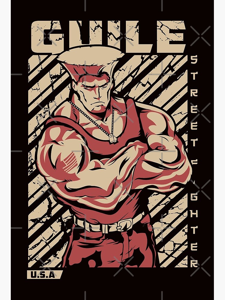 Super Street Fighter II - Guile Art Board Print for Sale by