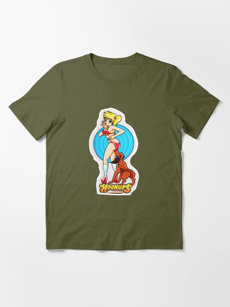 THE HOOKUPS VINTAGE ANIME BIKINI  Essential T-Shirt for Sale by  CaliforniaCat