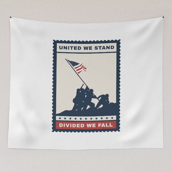 Item preview, United We Stand Divided We Fall | Happy 4th Of July designed and sold by Rizty.