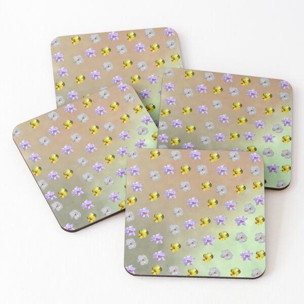 Item preview, Floral Pattern -( Mint and Brown Gradient Background) designed and sold by MulesParty.