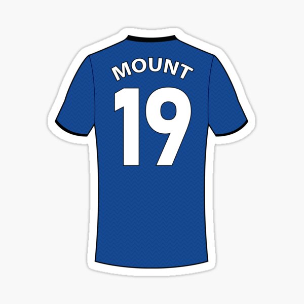 Mason Mount football jersey with number Sticker