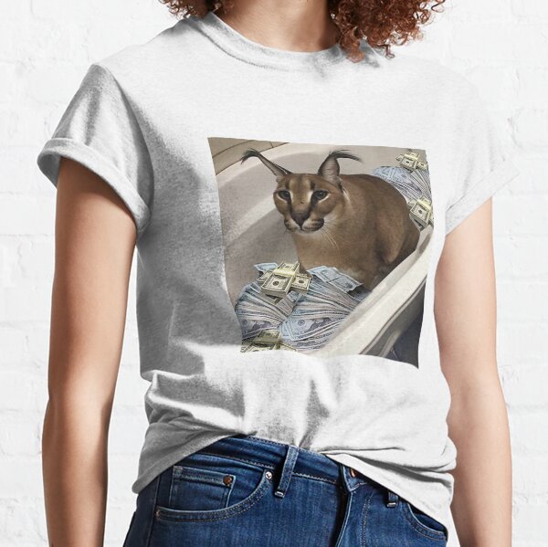 Christmas Big Floppa Meme T-shirt Funny Festive Caracal -  Israel