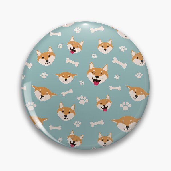 Item preview, Cute Red Shiba Inu Pattern designed and sold by Shibaffection.