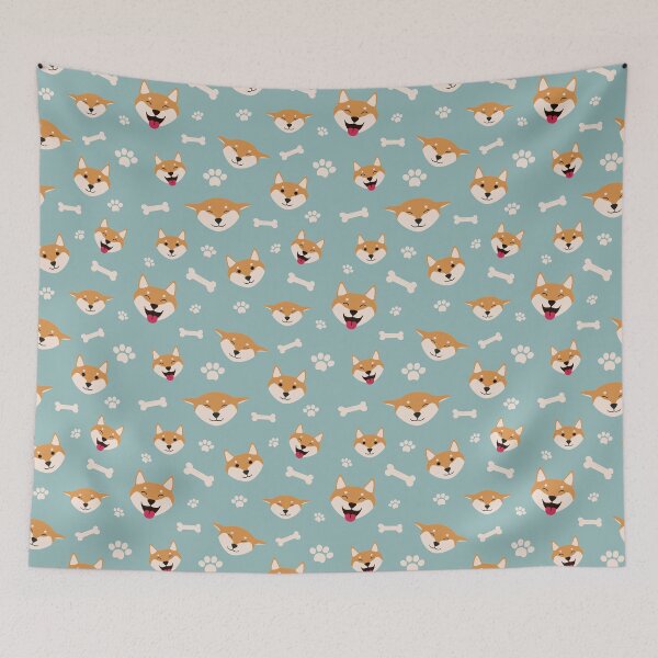 Item preview, Cute Red Shiba Inu Pattern designed and sold by Shibaffection.
