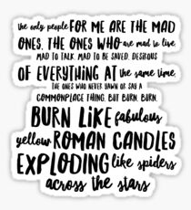Kerouac Sticker
