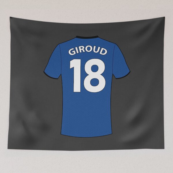 Item preview, Olivier Giroud football jersey with number designed and sold by Justtrendytees.