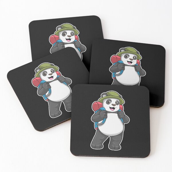 Item preview, Panda as Hiker with Backpack designed and sold by Snabdesign84.
