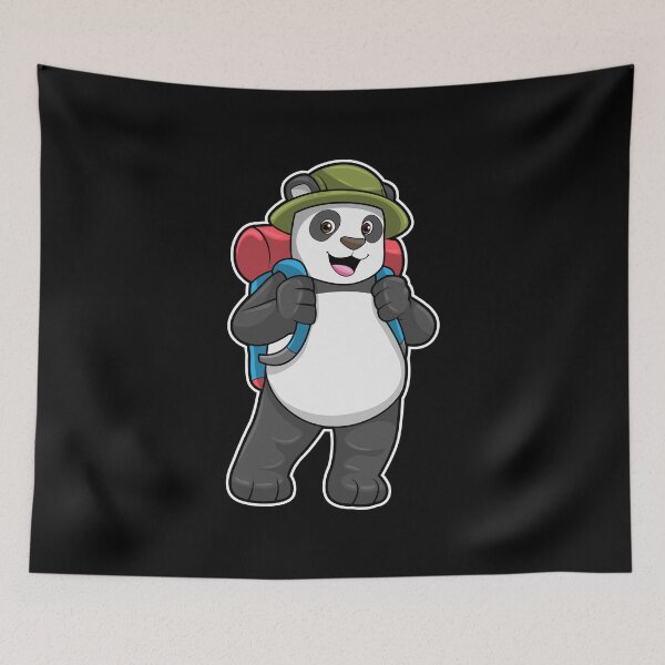 Item preview, Panda Hiker Backpack Hiking designed and sold by Snabdesign84.