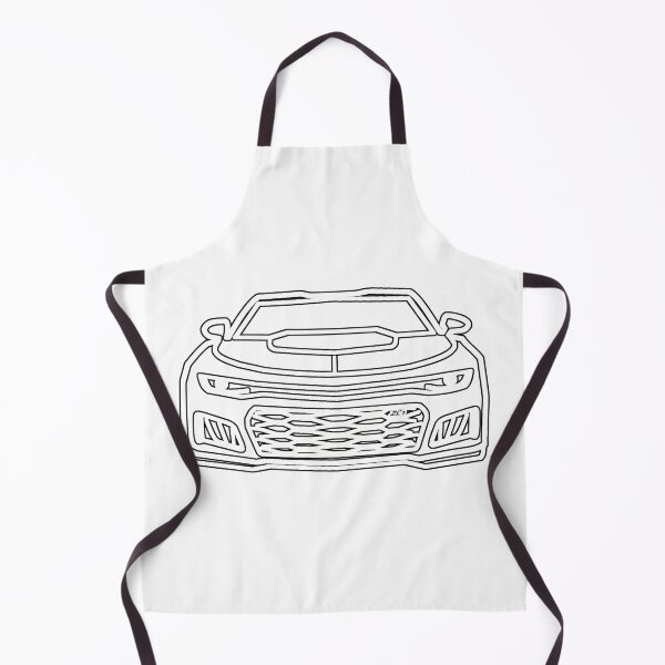 Item preview, 2021 Chevy Camaro ZL1 Outline in white designed and sold by FabFreakShop.